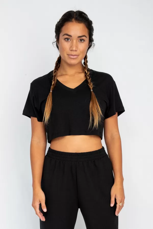 SKATIE Tops*Alexis Tee Black