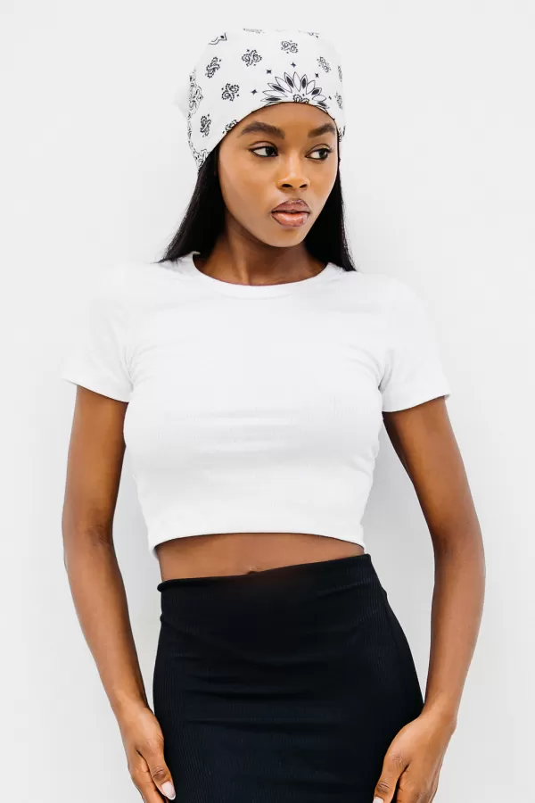 SKATIE Tops*Baby Tee White