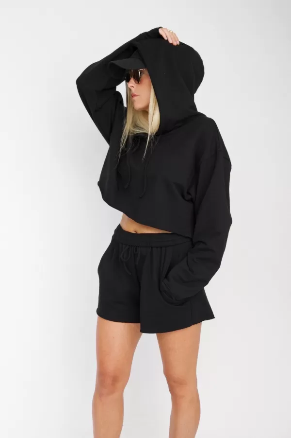 SKATIE Sweats*Cloudlux Ariana Hoodie Black