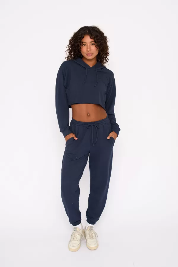 SKATIE Sweats*Cloudlux Ariana Hoodie Navy