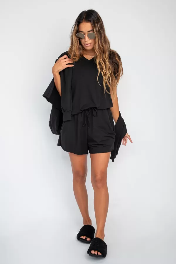 SKATIE Sweats*Cloudlux Cooper Shorts Black