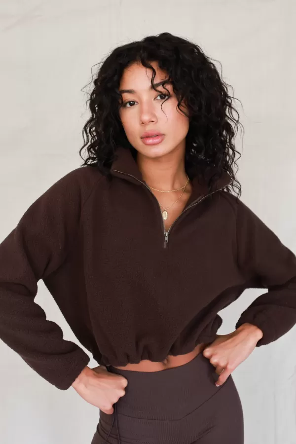 SKATIE Tops*Kenzie Pullover Chocolate