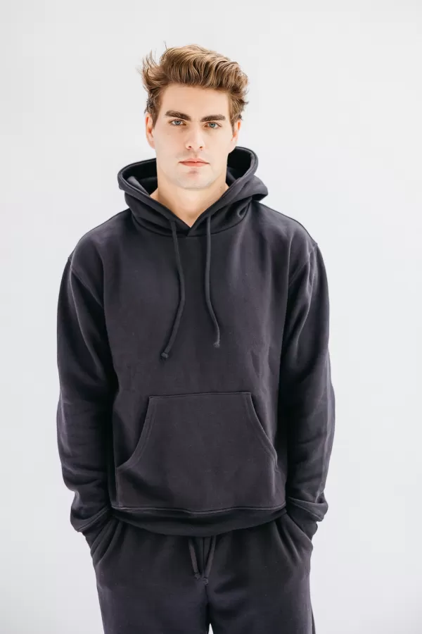 SKATIE Tops*Ultralux Sean Hoodie Black