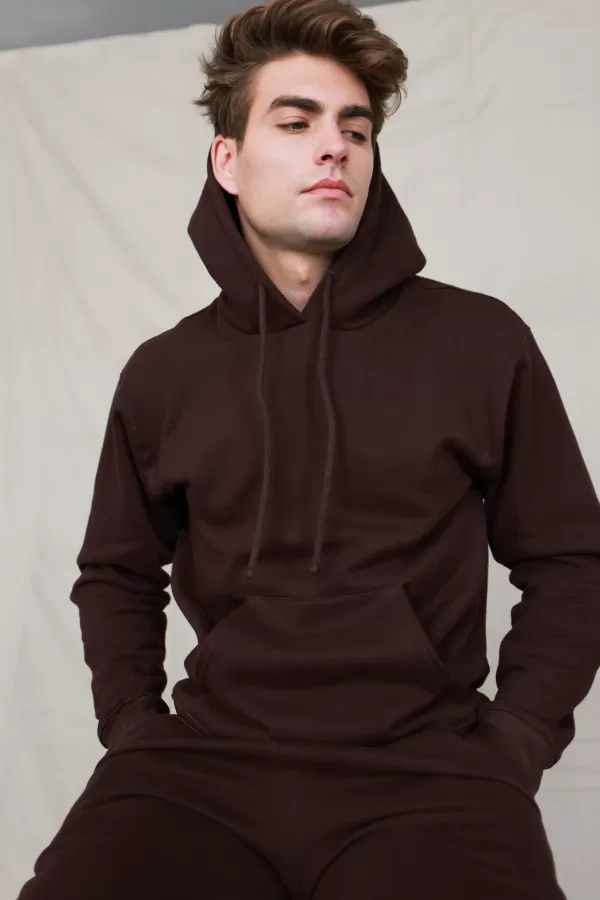 SKATIE Tops*Ultralux Sean Hoodie Chocolate