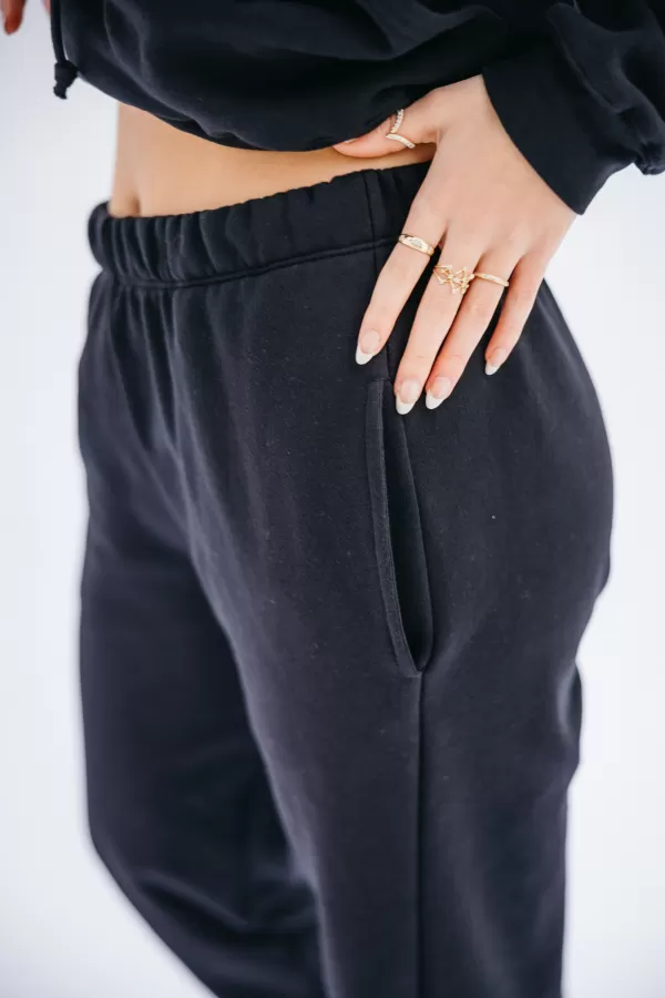 SKATIE Sweats*Ultralux Ziggy Sweatpants Black